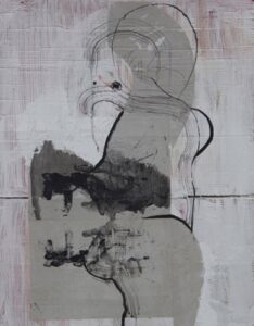 Sin título. Técnica mixta sobre cartón 84x66 cm.