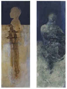 Sin título. Oleo sobre lienzo 168x58 cm. Séneca Oleo sobre Lienzo 168x58 cm.