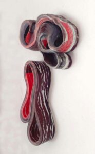 Dueto/técnica:papel manipulado/28x32x10cm.1500€_y48x20x10cm.1700€ 2017_los2_2900€