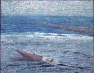 Bajamar, 2007. Óleo sobre lienzo. 41 x 34 cm.