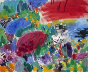 Jardín Mágico, 2013. Óleo sobre tela. 60 x 73 cm.