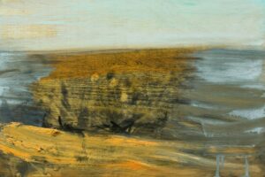 True Landscapes, 2014. Mixta sobre tabla, 40 x 60 cm.