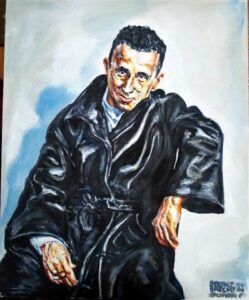Bertolt Brecht, 2004. Óleo sobre tela. 61 x 50 cm.