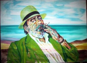 Ray, 2006. Óleo sobre tela. 100 x 73 cm.