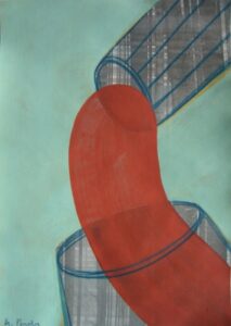 Red relation Mixta sobre lienzo 160 x 100 cm. 2010