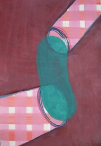 Relation at, 2010. Mixta sobre lienzo. 20 x 80 cm.