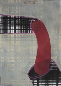 Papeles, 2010. Mixta sobre papel 21 x 30 cm.
